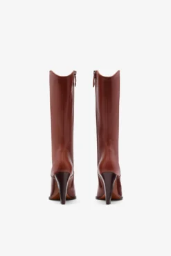 Paris Texas Brown Leather Boot -Paris Texas Brand Shop PXNL01XVTNPMARRONE 04 scaled