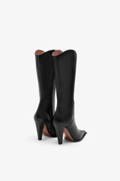 Paris Texas Black Leather Boot -Paris Texas Brand Shop PXNL01XVTNPNERO 03