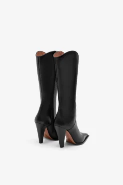 Paris Texas Black Leather Boot -Paris Texas Brand Shop PXNL01XVTNPNERO 03 scaled