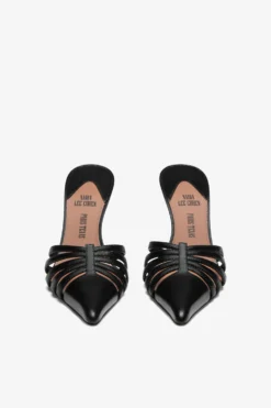 Paris Texas Black Leather Cut-out Mule -Paris Texas Brand Shop PXNL02XSHPTNERO 03 scaled