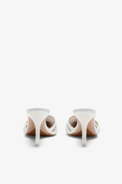 Paris Texas White Leather Cut-out Mule -Paris Texas Brand Shop PXNL02XSHTJBIANCO 04 scaled