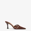Paris Texas Brown Leather Cut-out Mule -Paris Texas Brand Shop PXNL02XSHTJMARRONE 01 scaled