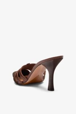 Paris Texas Brown Leather Cut-out Mule -Paris Texas Brand Shop PXNL02XSHTJMARRONE 05